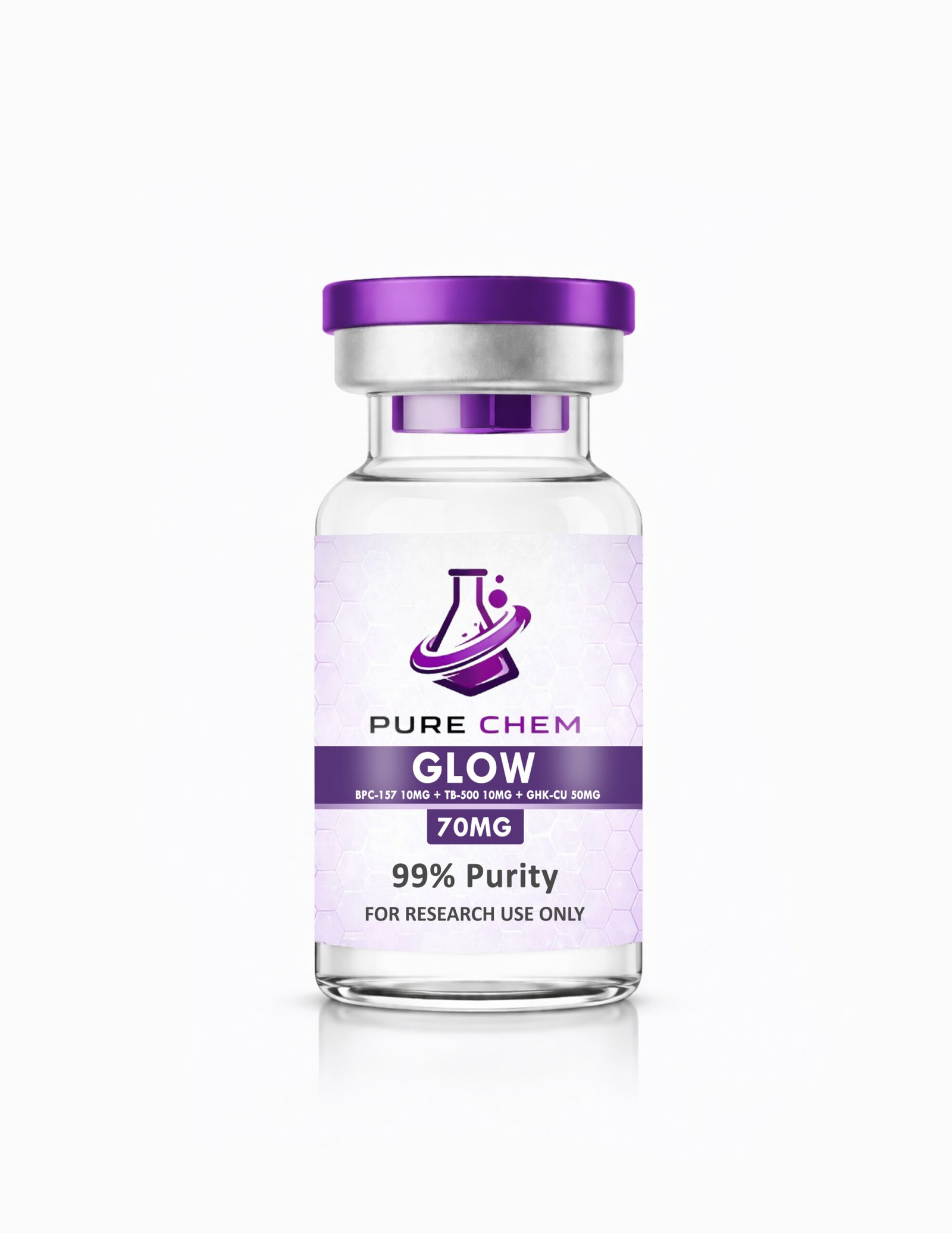 glow bpc-157 70mg (GHK-Cu, BPC-157, TB-500) GLOW | GHK-Cu / TB-500